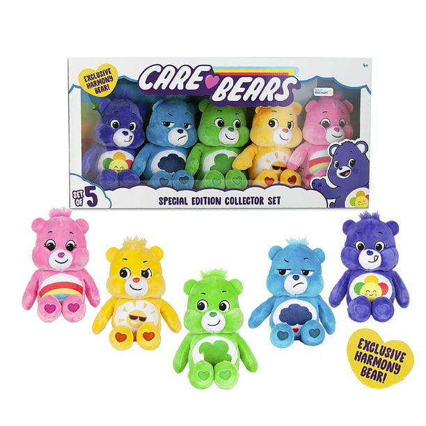 2020 Care Bears Special Edition 9" Bean Plush Collector Set Exclusive Harmony